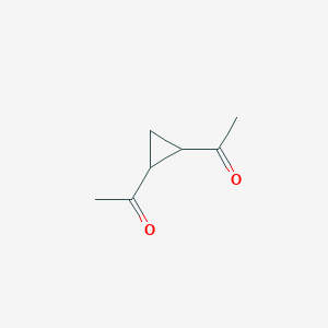 molecular formula C7H10O2 B084335 1,2-Diacetylcyclopropane CAS No. 14203-01-1