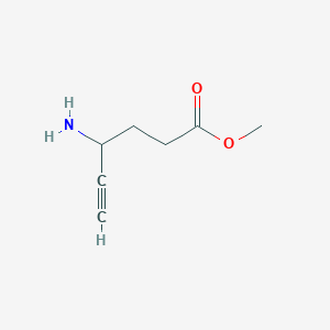 Methyl 4-amino-5-hexynoate