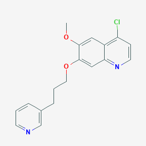 4-Chloro-6-methoxy-7-(3-(3-pyridyl)propoxy)quinoline