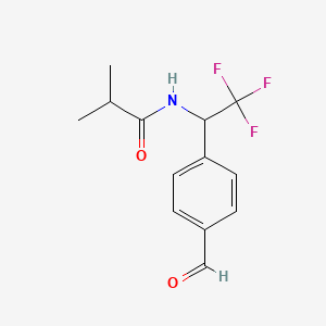 n-[2,2,2-Trifluoro-1-(4-formylphenyl) ethyl] isobutyramide