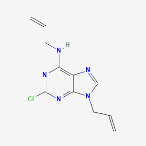 2-Chloro-6-allylamino-9-allylpurine