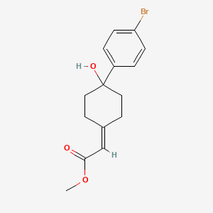 Methyl 2-(4-(4-bromophenyl)-4-hydroxycyclohexylidene)acetate