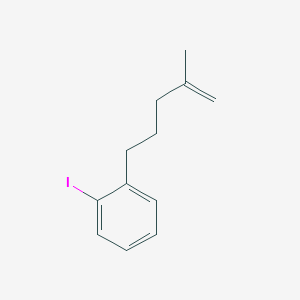1-Iodo-2-(4-methylpent-4-en-1-yl)benzene