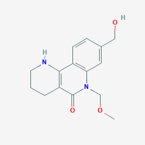 8-(Hydroxymethyl)-6-(methoxymethyl)-1,2,3,4-tetrahydrobenzo[h][1,6]naphthyridin-5(6H)-one