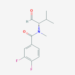 (S)-3,4-Difluoro-N-methyl-N-(3-methyl-1-oxobutan-2-yl)benzamide