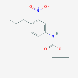 (3-Nitro-4-propyl-phenyl)-carbamic acid tert-butyl ester