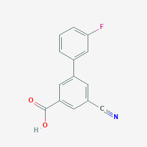 3-Cyano-5-(3-fluorophenyl)benzoic acid