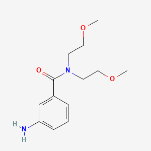 3-amino-N,N-bis(2-methoxyethyl)benzamide