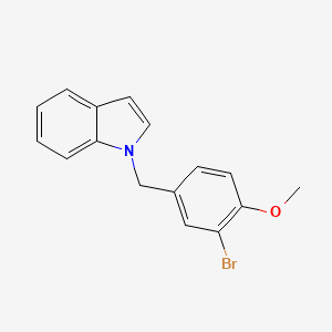 1-(3-Bromo-4-methoxy-benzyl)-1H-indole