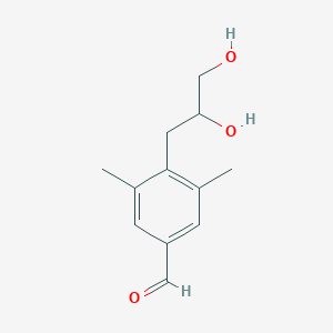 4-(2,3-Dihydroxy-propyl)-3,5-dimethyl-benzaldehyde