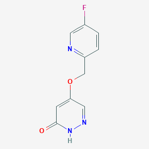 5-((5-fluoropyridin-2-yl)methoxy)pyridazin-3(2H)-one