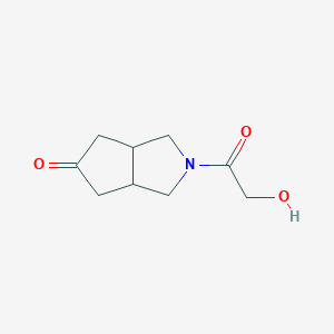 2-(2-Hydroxy-acetyl)-hexahydro-cyclopenta[c]pyrrol-5-one