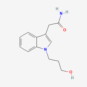 2-[1-(3-hydroxypropyl)-1H-indol-3-yl]acetamide