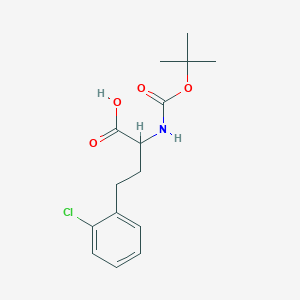 2-(tert-Butoxycarbonylamino)-4-(2-chlorophenyl)butanoic acid