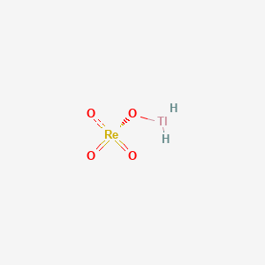 molecular formula H2O4ReTl B084349 Perrhenic acid, thallium salt CAS No. 14013-75-3