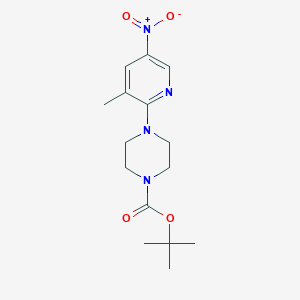 4-(3-Methyl-5-nitro-pyridin-2-yl)-piperazine-1-carboxylic acid tert-butyl ester