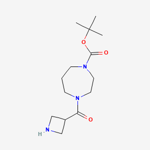 Tert-butyl 4-(azetidin-3-ylcarbonyl)-1,4-diazepane-1-carboxylate