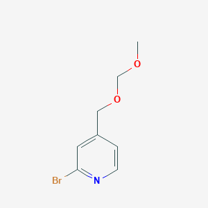 2-Bromo-4-(methoxymethoxymethyl)pyridine