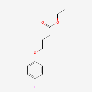 molecular formula C12H15IO3 B8434953 Ethyl 4-(4-iodophenoxy)butanoate 