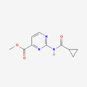 Methyl 2-(cyclopropanecarboxamido)pyrimidine-4-carboxylate