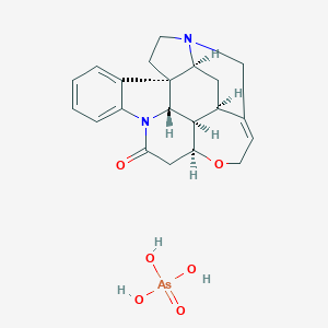 molecular formula C21H25AsN2O6 B084350 Strychnine arsenate CAS No. 10476-82-1