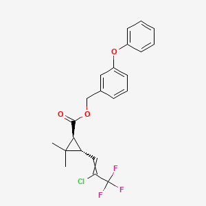 (1R,3S)-rel-(3-Phenoxyphenyl)methyl 3-(2-Chloro-3,3,3-trifluoro-1-propenyl)-2,2-dimethylcyclopropanecarboxylate