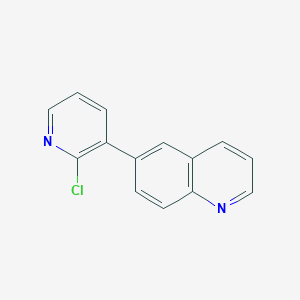 6-(2-Chloropyridin-3-yl)quinoline