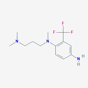 4-[(3-Dimethylamino-propyl)-methyl-amino]-3-trifluoromethyl-phenylamine