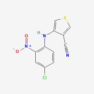 3-(4-Chloro-2-nitroanilino)-thiophene-4-nitrile