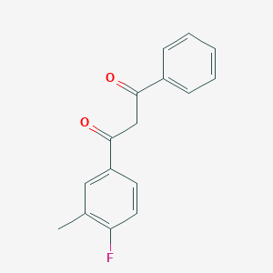 1-(4-Fluoro-3-methyl-phenyl)-3-phenyl-1,3-propanedione