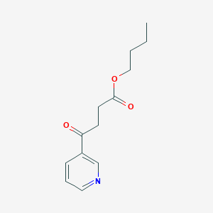 molecular formula C13H17NO3 B8435548 Butyl 4-Oxo-4-(3-Pyridyl)butanoate 