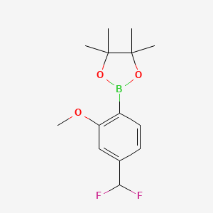 2-(4-(Difluoromethyl)-2-methoxyphenyl)-4,4,5,5-tetramethyl-1,3,2-dioxaborolane