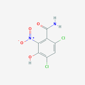 4,6-Dichloro-3-hydroxy-2-nitrobenzamide