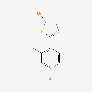 5-Bromo-2-(4-bromo-2-methylphenyl)thiophene