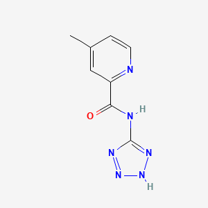 N-(5-tetrazolyl)-4-methyl-2-pyridinecarboxamide