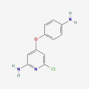 4-(4-Aminophenoxy)-6-chloropyridin-2-amine