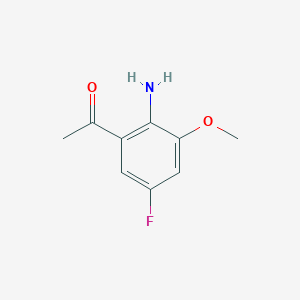 1-(2-Amino-5-fluoro-3-methoxy phenyl)ethanone