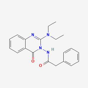 N-(2-Diethylamino-4-oxo-4H-quinazolin-3-yl)-2-phenyl-acetamide