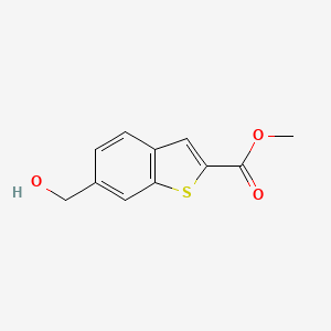 6-Hydroxymethyl-benzo[b]thiophene-2-carboxylic acid methyl ester