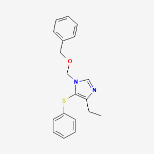 1-Benzyloxymethyl-4-ethyl-5-phenylthio-1H-imidazole