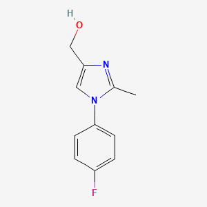 [1-(4-fluoro-phenyl)-2-methyl-1H-imidazol-4-yl]-methanol