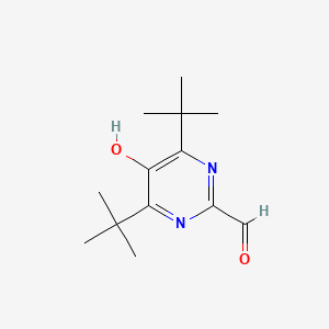 4,6-Di-tert-butyl-5-hydroxypyrimidine-2-carbaldehyde
