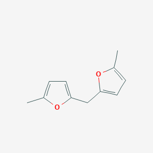 molecular formula C11H12O2 B084360 2-Methyl-5-[(5-methylfuran-2-yl)methyl]furan CAS No. 13679-43-1