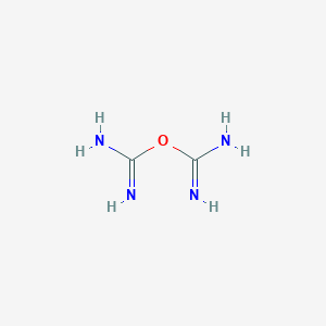 molecular formula C2H6N4O B8436047 Carbamimidic anhydride 