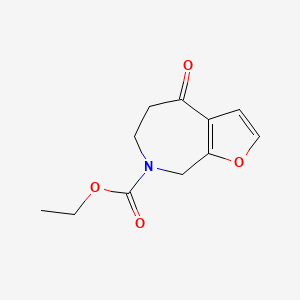 7-Ethoxycarbonyl-5,6,7,8-tetrahydrofuro[2,3-c]azepin-4-one