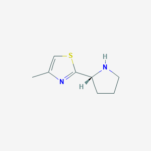 (R)-4-methyl-2-(pyrrolidin-2-yl)thiazole