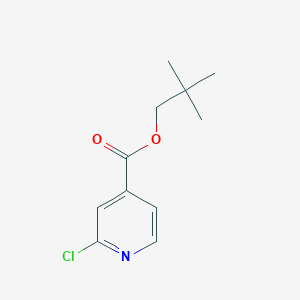 2-Chloroisonicotinic acid, 2,2-dimethyl-propyl ester