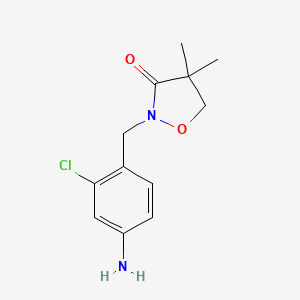 2-(4-Amino-2-chlorophenyl)methyl-4,4-dimethyl-3-isoxazolidinone