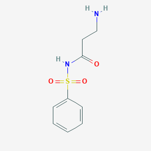 3-amino-N-(phenylsulfonyl)propanamide