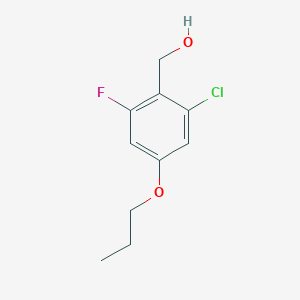 2-Chloro-6-fluoro-4-propoxy-benzylalcohol